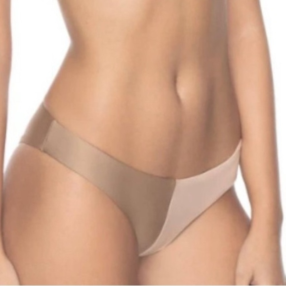 pq swim sandstone Teeny Cheeky bottoms shimmer fabric pilyq